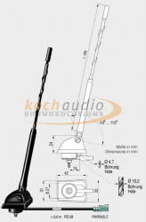 FM/DAB-Antenne – ATBB Antenne – Dachantenne passiv