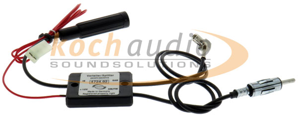 Koch Audio GbR - DAB+ Antennensplitter ATBB – DAB+/ FM Splitter -  Frequenzweiche ohne Verstärker DIN/SMB